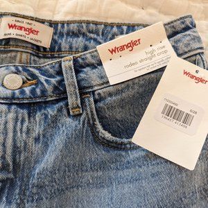 Wrangler High Rise Rodeo Straight Crop